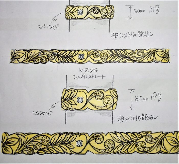 ハワイアンデザイン画