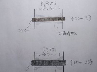 結婚指輪デザイン画