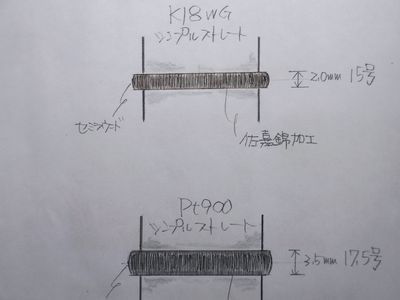 結婚指輪デザイン画