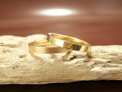 手作りシンプルな結婚指輪